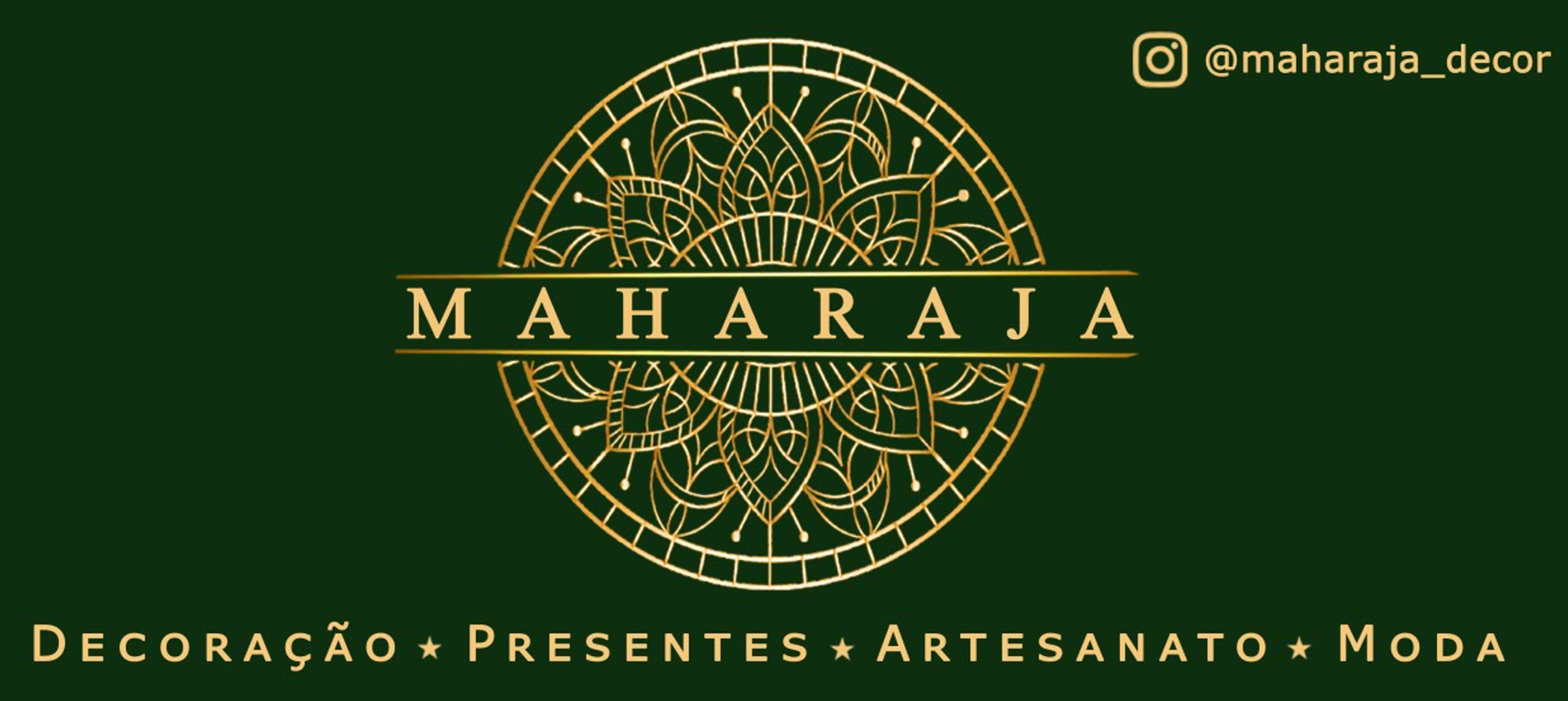 Identidade visual Maharaja Decor