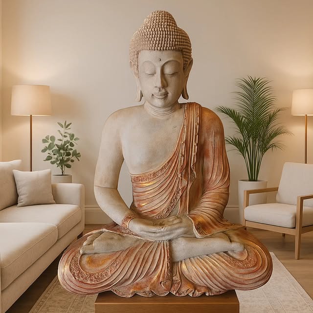Estátua de Buda em resina de Bali